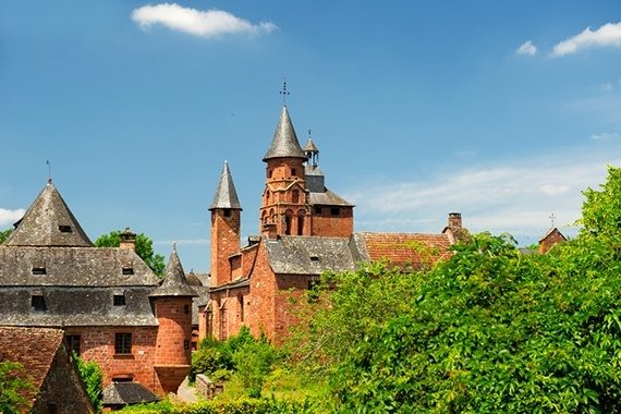 Collonges la Rouge proche du château de Marsac