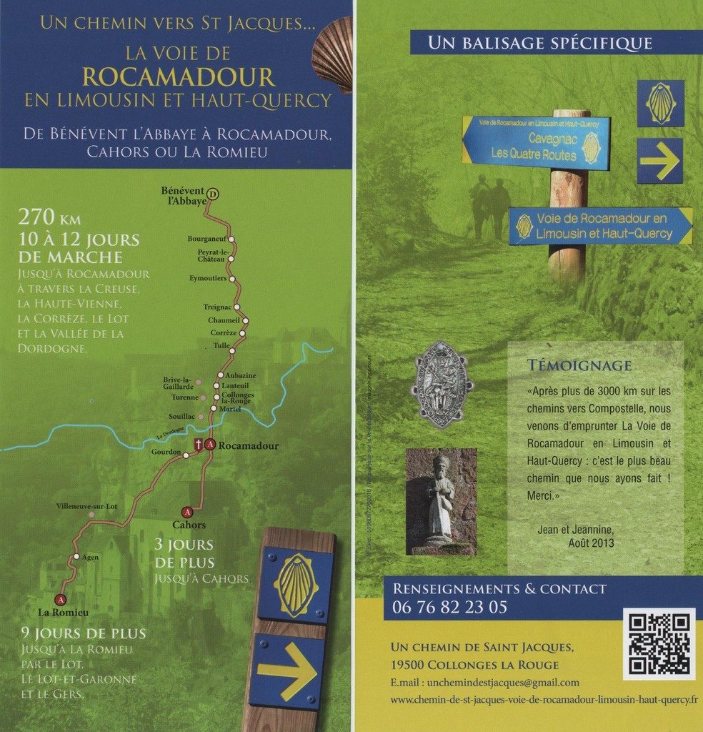 La voie de Rocamadour en Limousin et Haut-Quercy