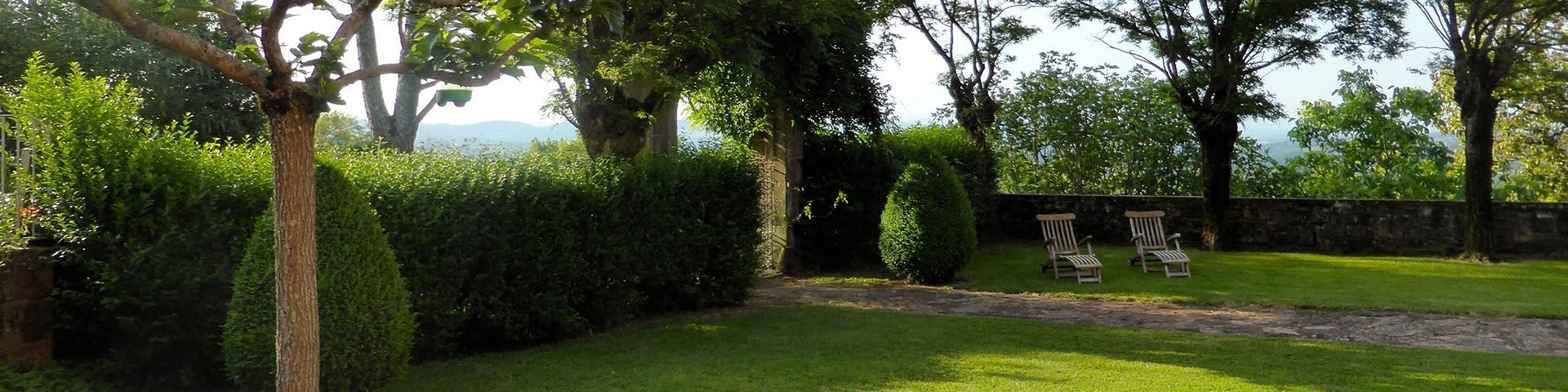 Parc du château de Marsac en Corrèze