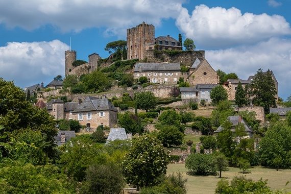 Turenne en Corrèze proche du château de Marsac