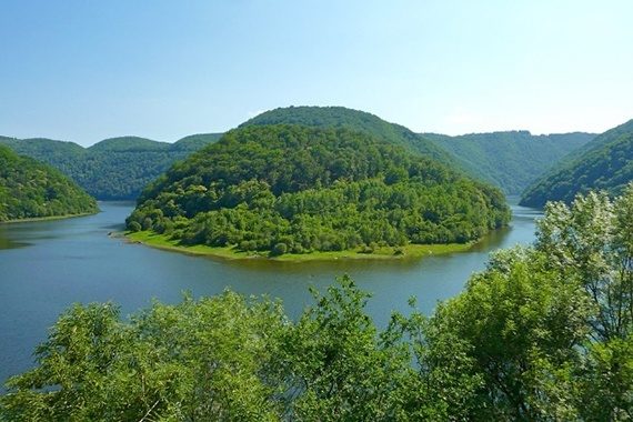 Vallée de la Dordogne proche du château de Marsac